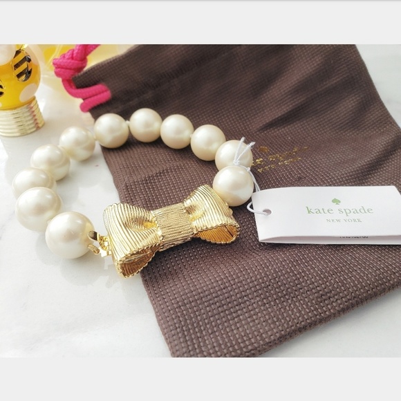 kate spade Jewelry - NWT KATE SPADE FAUX PEARLS BRACELET